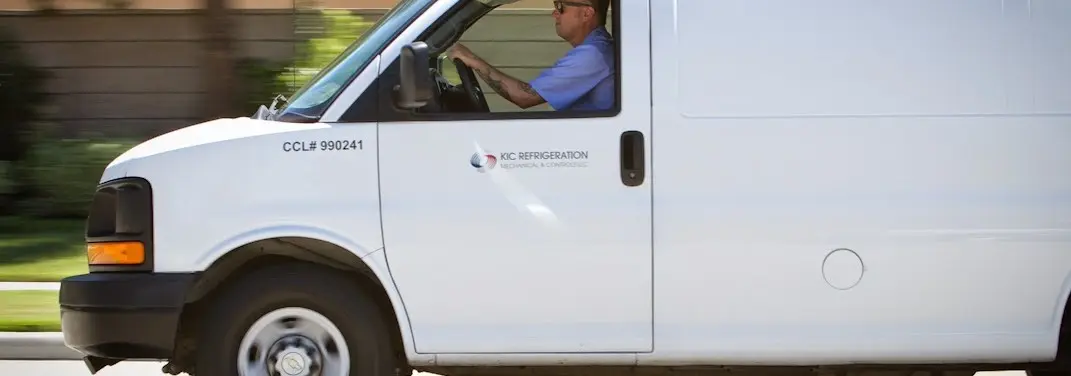 KIC Refrigeration service vehicle serving Niles area
